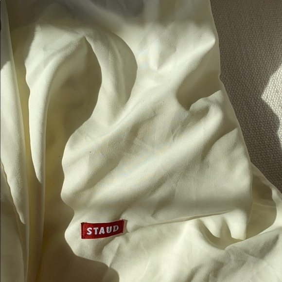 Staud Burgundy Shirley Large Tote Bag PVC - Picture 9 of 9